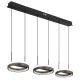 Pendule, Lustre suspendate - Lustra cu 3 pendule LED CCT DELLA 67179H2 GL