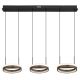 Pendule, Lustre suspendate - Lustra cu 3 pendule LED CCT DELLA 67179H2 GL