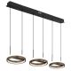 Pendule, Lustre suspendate - Lustra cu 3 pendule LED CCT DELLA 67179H2 GL