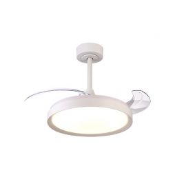 Lustre cu ventilator - Lustra LED CCT cu ventilator si telecomanda MISTRAL Mini alb MA-8829