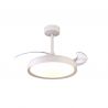 Lustra LED CCT cu ventilator si telecomanda MISTRAL Mini alb MA-8829