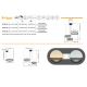 Pendule, Lustre suspendate - Lustra suspendata LED CCT, Telecomanda, BRIGGS 67186-36 GL
