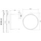 Pendule, Lustre suspendate - Lustra suspendata LED CCT, Telecomanda, BRIGGS 67186-36 GL
