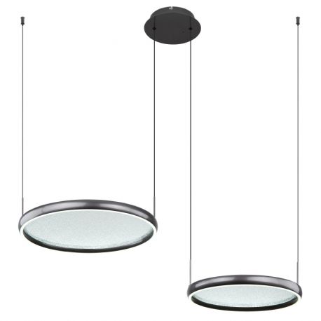 Pendule, Lustre suspendate - Lustra suspendata LED CCT, Telecomanda, BRIGGS 67186-50 GL