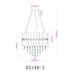 Pendule, Lustre suspendate - Lustra suspendata, Metal Negru, Cristale K5, ELEOS 63149-3 GL