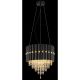 Pendule, Lustre suspendate - Lustra suspendata, Metal Negru, Cristale K5, ELEOS 63149-3 GL