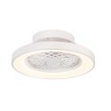 Lustra LED cu Ventilator si telecomanda Mini TIBET alb MA-7804