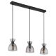 Pendule, Lustre suspendate - Lustra suspendata design decorativ MASSEY fumuriu 15769S-3 GL