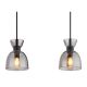 Pendule, Lustre suspendate - Lustra suspendata design decorativ MASSEY fumuriu 15769S-3 GL