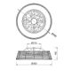 Lustre cu ventilator - Lustra LED cu Ventilator si telecomanda, IP44, INDONESIA Mini MA-8225