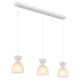 Pendule, Lustre suspendate - Lustra suspendata design decorativ MASSEY alb 15769W-3 GL