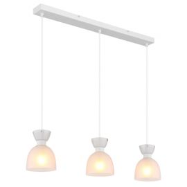 Pendule, Lustre suspendate - Lustra suspendata design decorativ MASSEY alb 15769W-3 GL