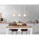 Pendule, Lustre suspendate - Lustra suspendata design decorativ MASSEY alb 15769W-3 GL