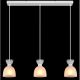 Pendule, Lustre suspendate - Lustra suspendata design decorativ MASSEY alb 15769W-3 GL