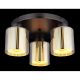 Plafoniere - Plafoniera design modern FELICIA 34,5cm negru/crom 16056-3D GL