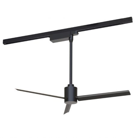 Spoturi, Proiectoare pe sina - Ventilator, Accesoriu pentru sine trifazate Mantra, MONKEY FAN negru MA-8927
