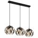 Pendule, Lustre suspendate - Lustra cu 3 pendule din metal negru MIKA