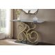 Console - Consola pentru hol WILDLIFE SNAKE 115cm marmura neagra