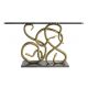 Console - Consola pentru hol WILDLIFE SNAKE 115cm marmura neagra