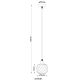 Pendule, Lustre suspendate - Pendul neagru cu sticla fumurie XIA pentru dormitor