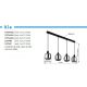 Veioze - Lampa de masa sticla fumurie XIA pentru dormitor