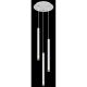 Pendule, Lustre suspendate - Lustra cu 3 Pendule metal alb RYAN pentru dormitor
