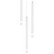 Pendule, Lustre suspendate - Lustra cu 3 Pendule metal alb RYAN pentru dormitor