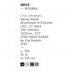 Pendule, Lustre suspendate - Lustra neagra liniara cu iluminat LED CCT BRIO