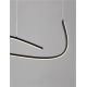 Pendule, Lustre suspendate - Lustra neagra liniara cu iluminat LED CCT BRIO