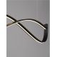 Pendule, Lustre suspendate - Lustra neagra liniara cu iluminat LED CCT BRIO