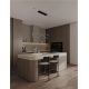 Pendule, Lustre suspendate - Lustra neagra liniara cu iluminat LED CCT BRIO