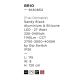 Pendule, Lustre suspendate - Lustra BRIO neagra liniara cu iluminat LED CCT