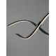 Pendule, Lustre suspendate - Lustra BRIO neagra liniara cu iluminat LED CCT