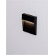 Aplice - Aplica neagra LED pentru exterior protectie IP54 FEM
