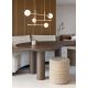 Pendule, Lustre suspendate - Lustra metal bej cu 4 globuri sticla Copenhagen