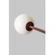 Pendule, Lustre suspendate - Lustra metal visiniu cu 4 globuri sticla Copenhagen