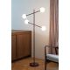 Lampadare - Lampadar cu 4 globuri sticla si metal visiniu Copenhagen