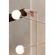 Lampadare - Lampadar cu 4 globuri sticla si metal bej Copenhagen