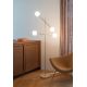 Lampadare - Lampadar cu 4 globuri sticla si metal bej Copenhagen