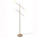 Lampadar cu 4 globuri sticla si metal bej Copenhagen