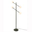 Lampadar cu 4 globuri sticla si metal verde Copenhagen