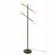 Lampadar cu 4 globuri sticla si metal verde Copenhagen