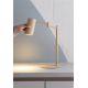 Lampi birou - Lampa de birou din metal bej cu brat articulat Bilbao