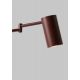 Aplice cu Spot - Aplica perete din metal cu brat articulat Bilbao visiniu