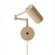 Aplice cu Spot - Aplica perete din metal cu brat articulat Bilbao bej