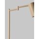 Lampadare - Lampa de podea din metal cu brat articulat Bilbao bej