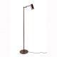 Lampa de podea din metal cu brat articulat Bilbao visiniu