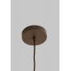 Pendule, Lustre suspendate - Lustra pendul din marmura Tivoli maro