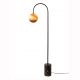 Lampa podea din marmura si sticla maro Tivoli
