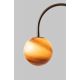 Lampadare - Lampa podea din marmura si sticla maro Tivoli